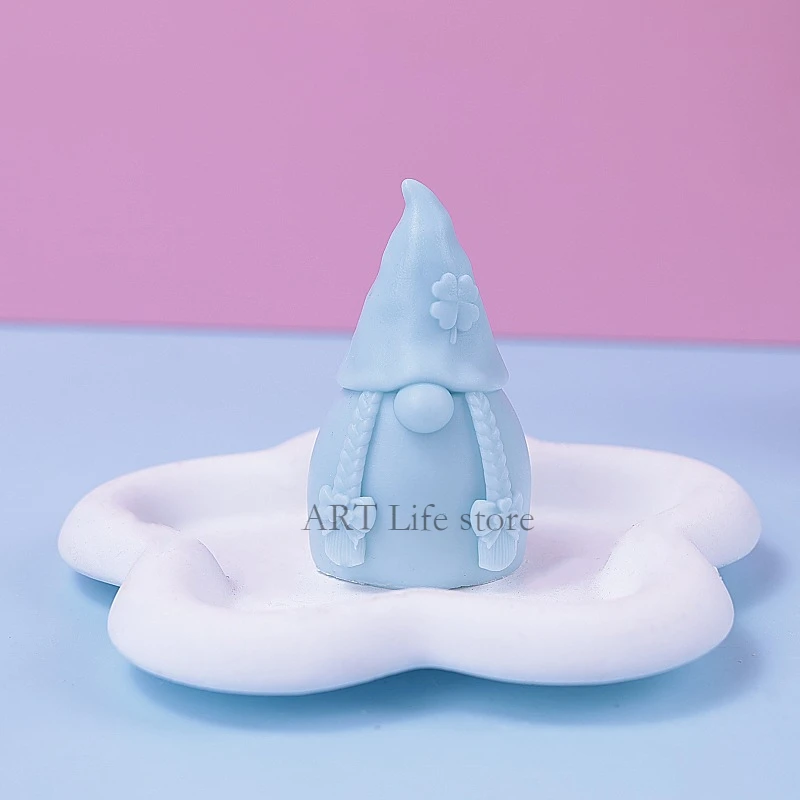 クリスマスドワーフシリコーンキャンドルモールド 3d サンタ - Soap Making Gifts のレビューと価格