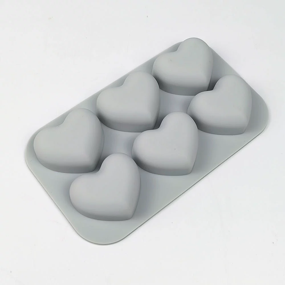 ハート型シリコン製ベーキングモールド 6/15個取り チョコ - Soap Making Gifts のレビューと価格