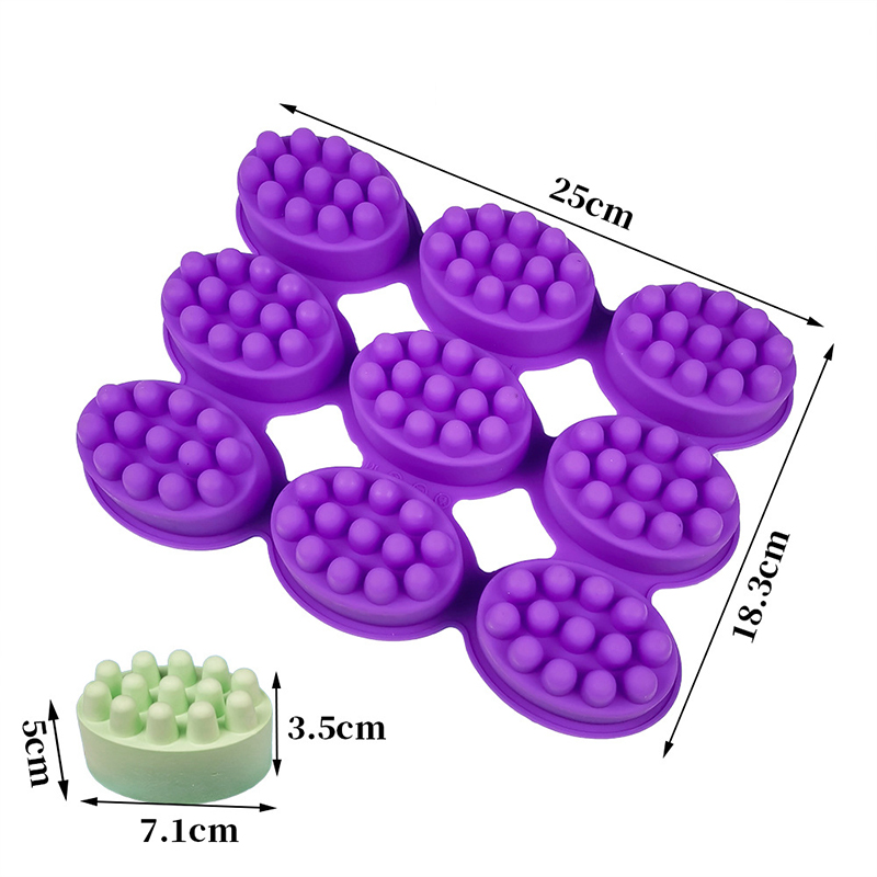 新しい # 3Dシリコン製石鹸型、マッサージ形状の石鹸型、マ - Soap Making Instructions のレビューと価格